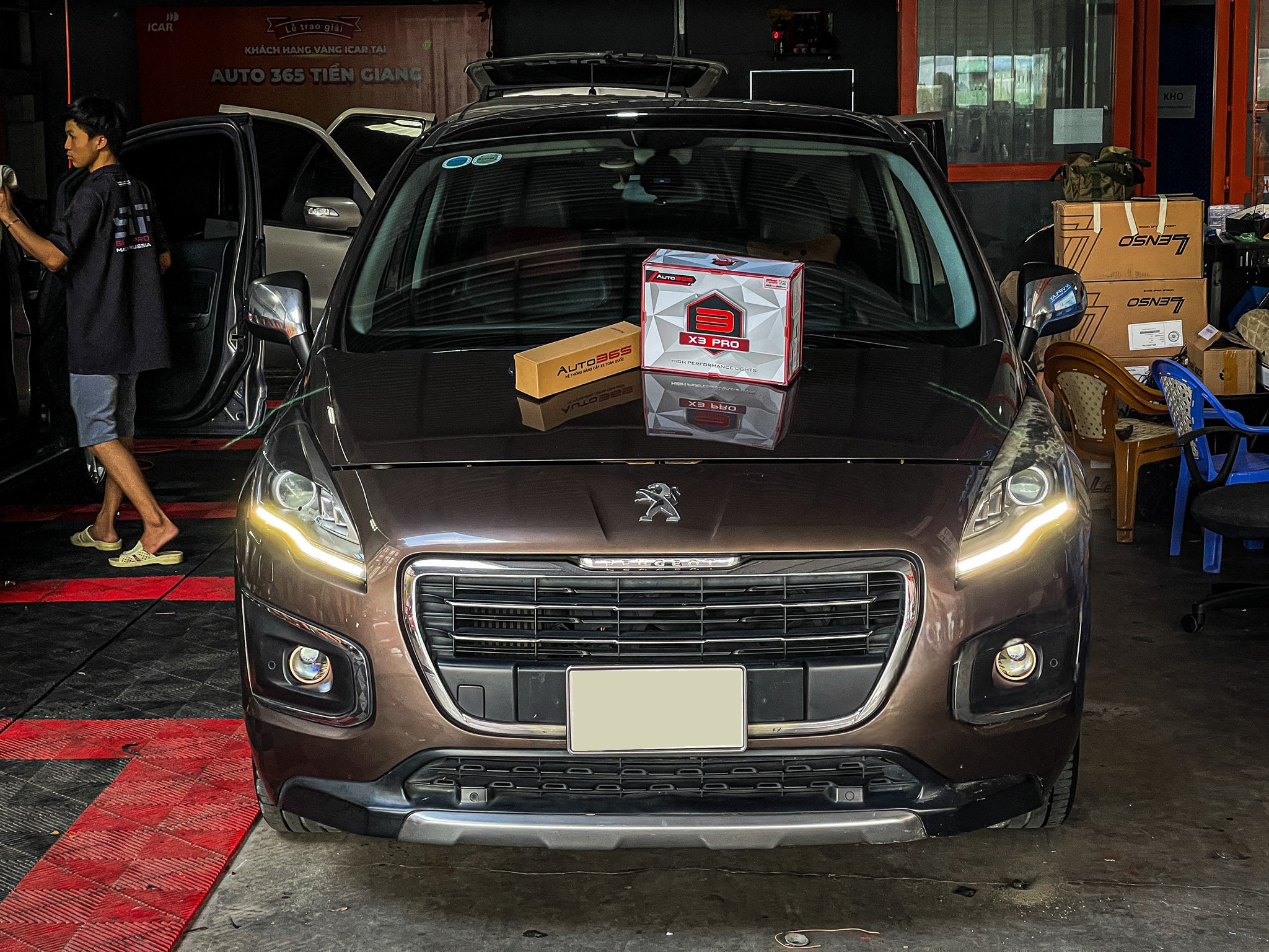 độ đèn peugeot